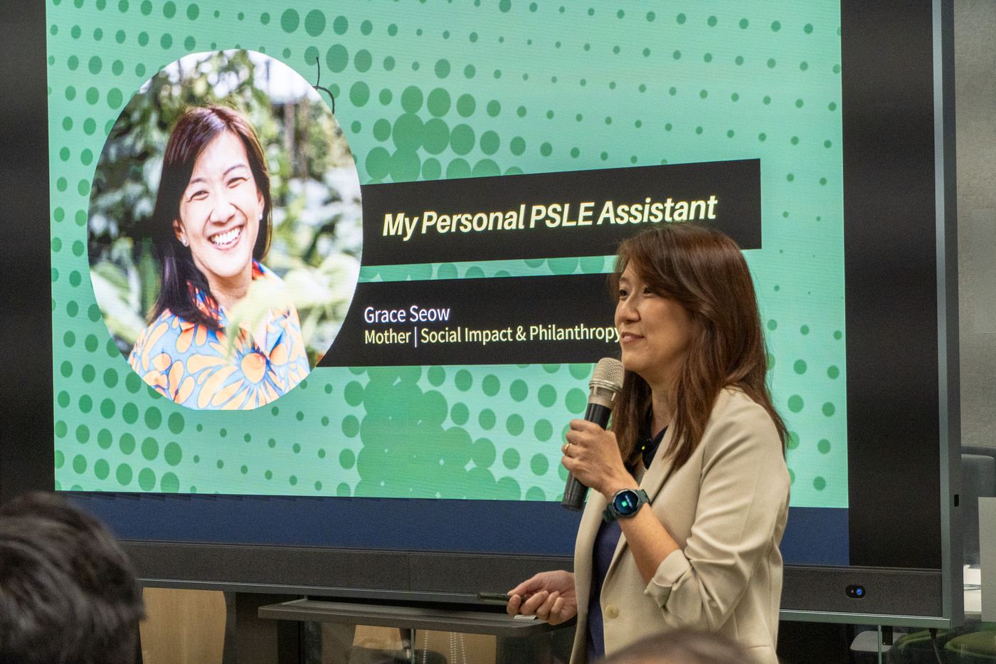 Grace Seow presenting