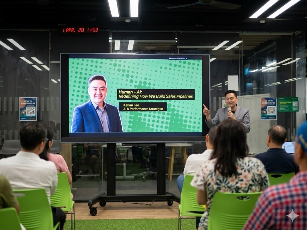 Kelvin Lee presenting